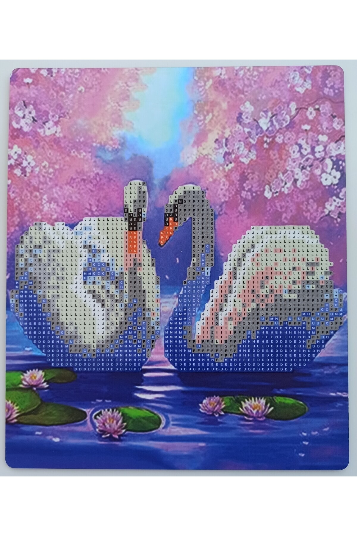 پازل موزاییک سنگ مهره دار نقاشی الماس مخروطی 21X25 برای کودکان MENTAŞ