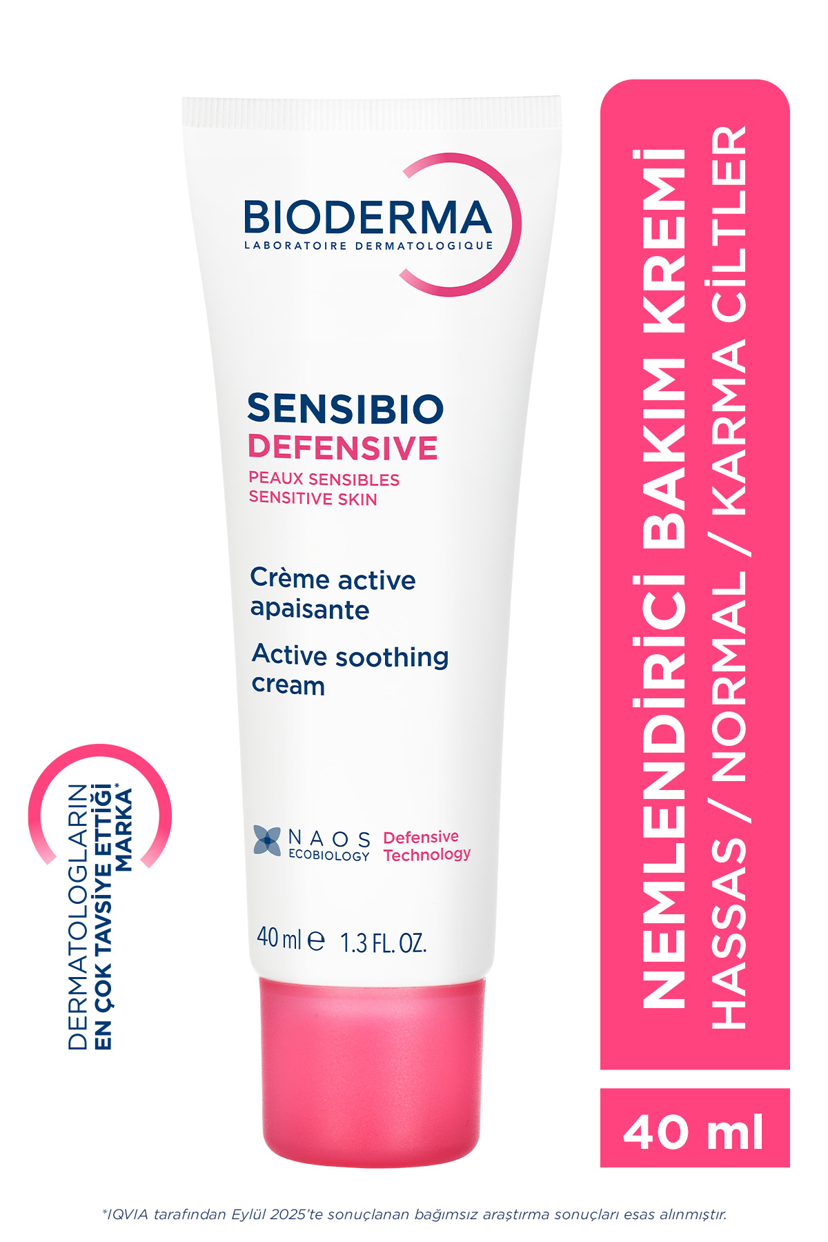 کرم مرطوب کننده پوست حساس و خشک با حجم 40 میل بایودرما Bioderma