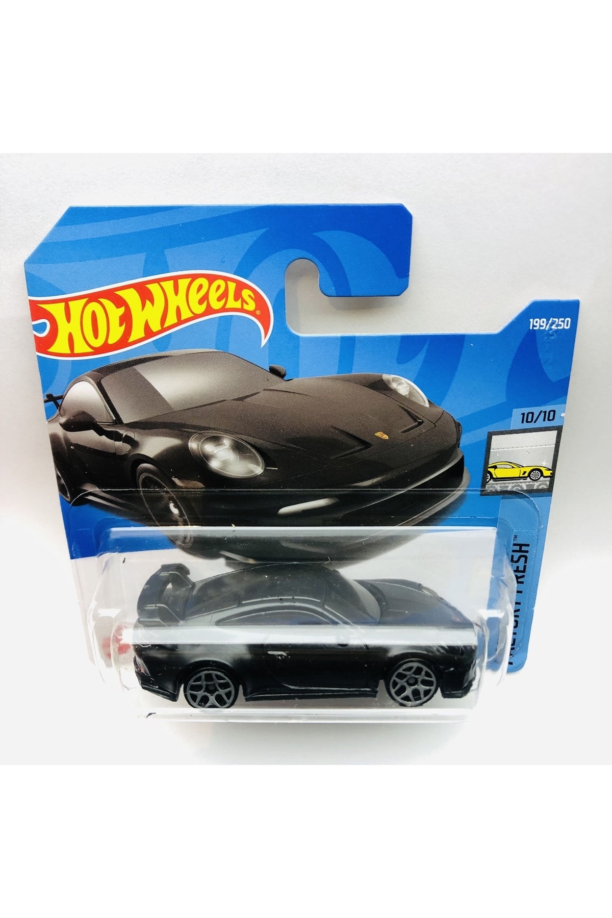 ماشین اسباب بازی جدید PORSCHE 911 GT3 MINI CAR 1:64 SCALE HOTWHEELS BRAND 10 هات ویلز اورجینال HOT WHEELS