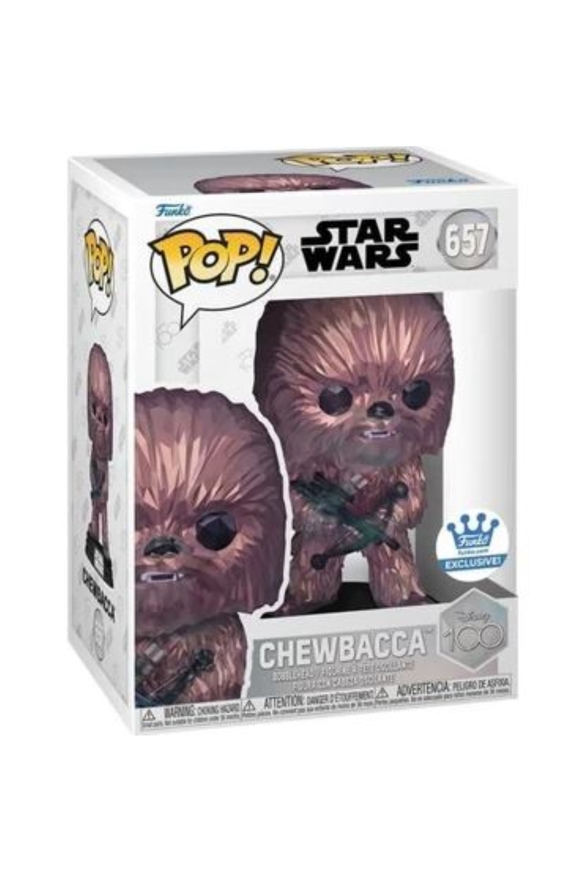 فیگور FUNKO POP! DISNEY 100 STAR WARS CHEWBACCA FACET LIMITED EXCLUSIVE FIGURE 657 MASKOETİCARET