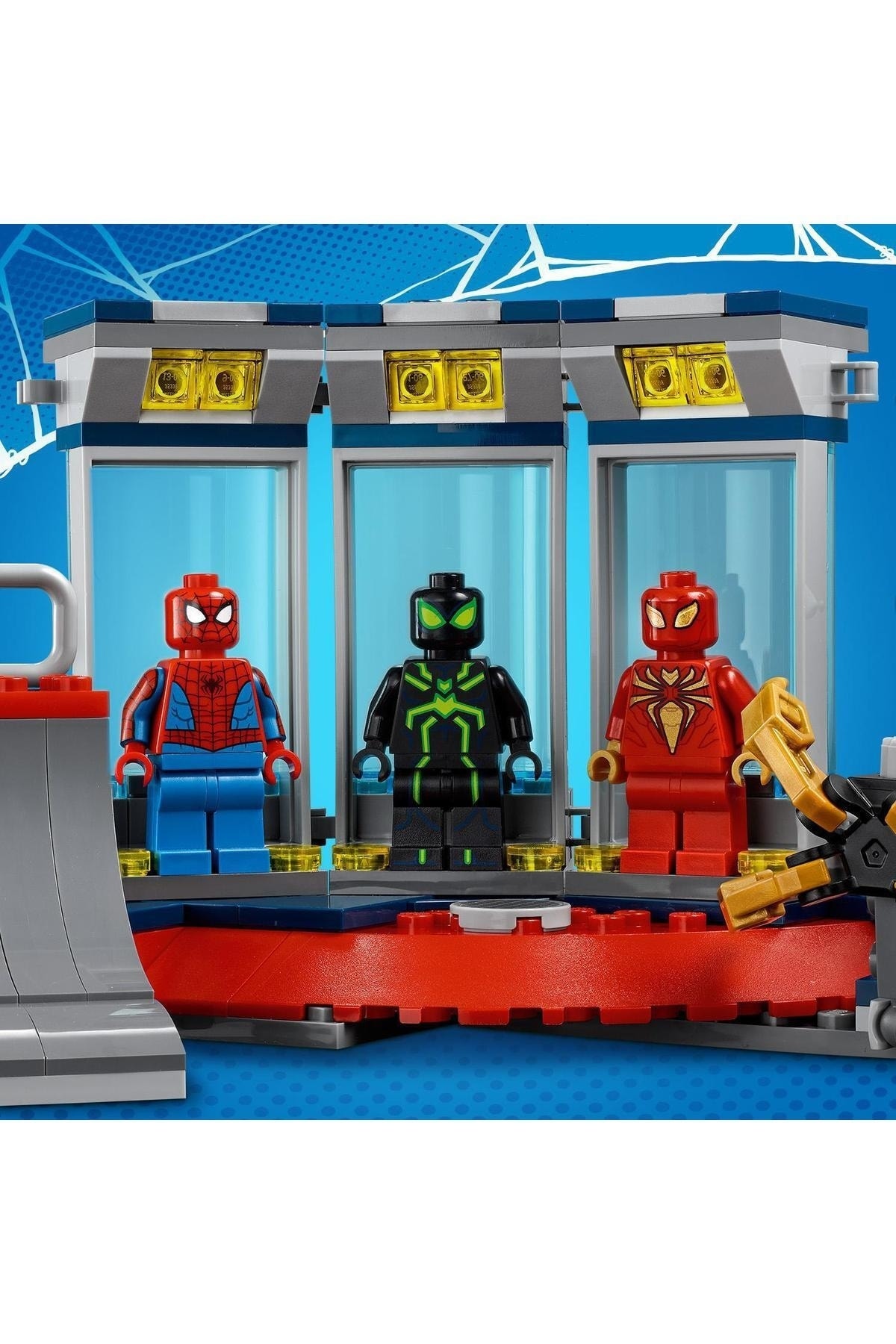 بازی های رومیزی MARVEL SPIDER MAN ATTACK ON THE SPIDER'S NEST 76175 اسباب ساخت و ساز کلکسیونی 466 قطعه اورجینال LEGO