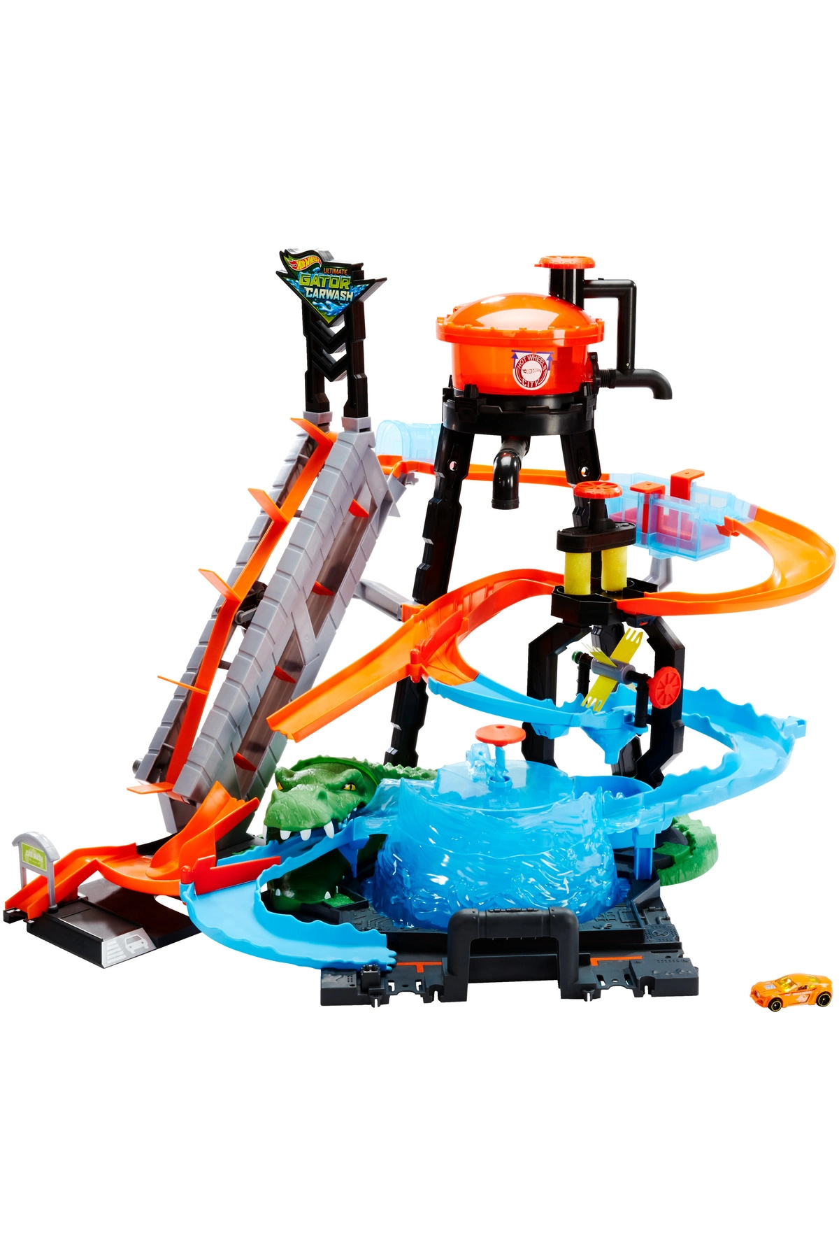 ماشین اسباب بازی مجموعه پخش کارواش COLOR SHIFTERS ULTIMATE GATOR HOT WHEELS
