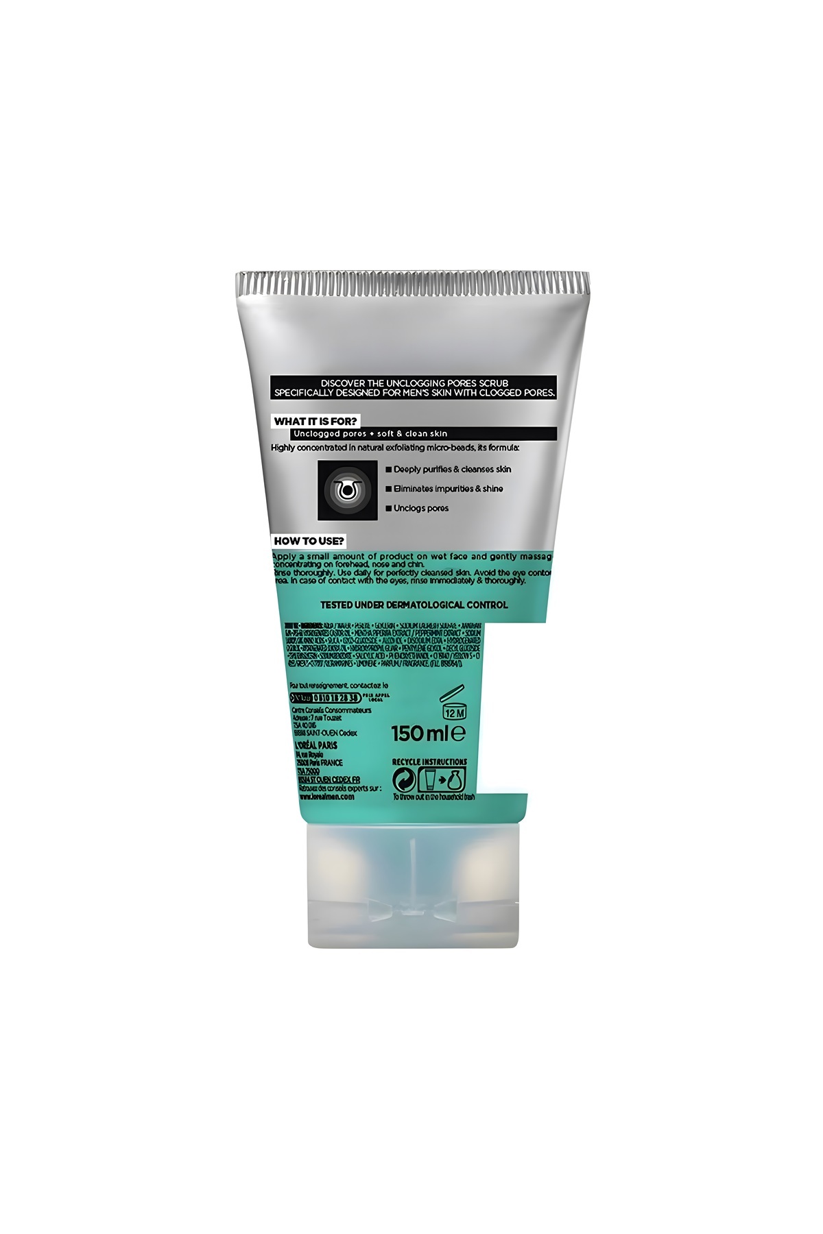 پاک کننده صورت ژل شستشوی موثر هیدرا پرانرژی 100 میل L'Oreal Paris Men Expert