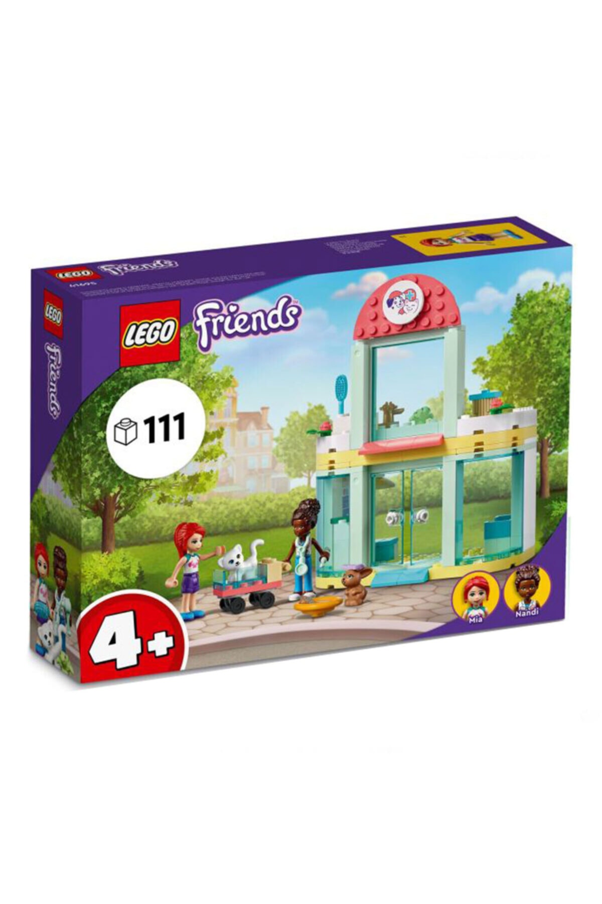 لگو 41695 مجموعه دامپزشکی بالینی PET نجات حیوانات MIA MINI CAT RABBIT اورجینال LEGO
