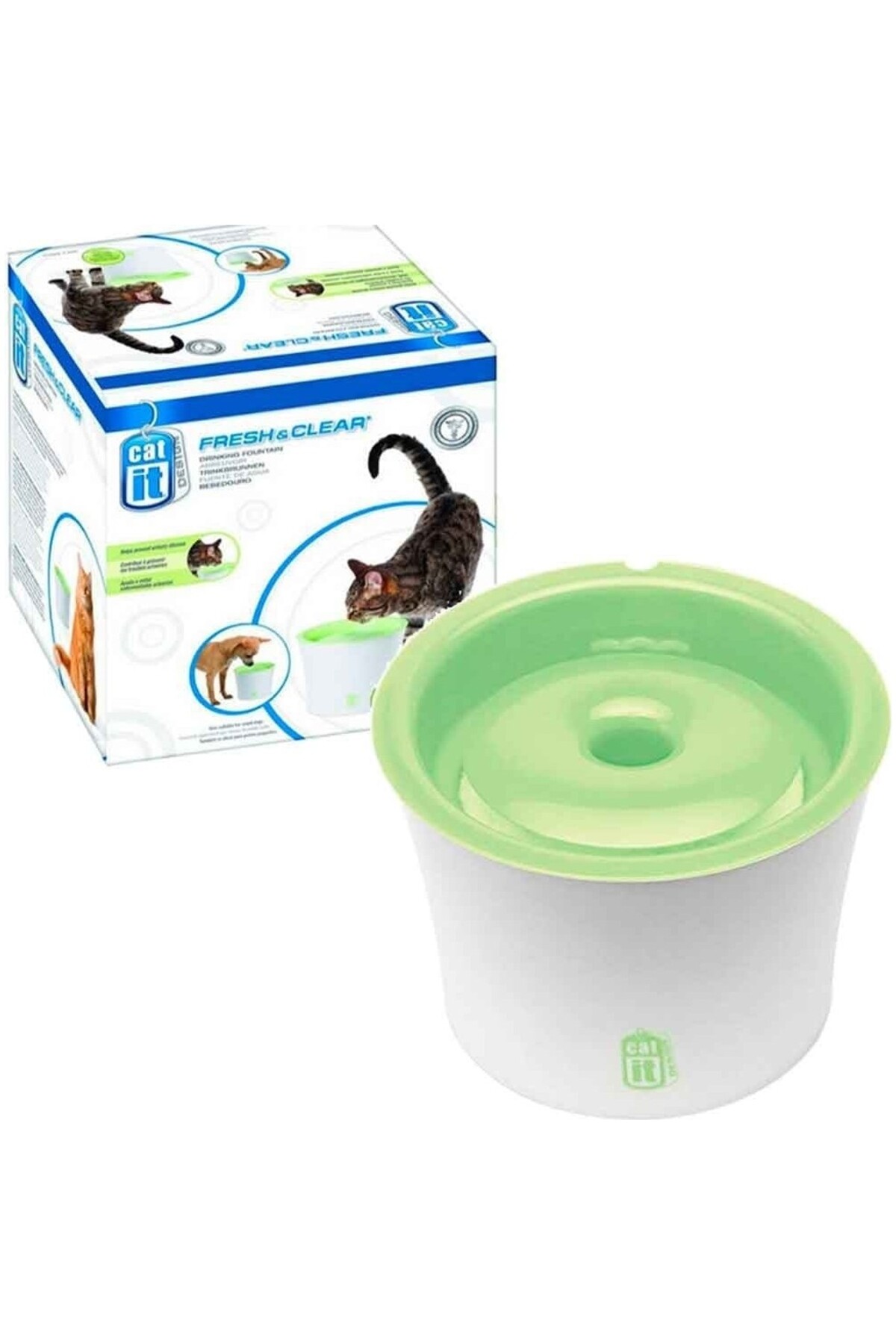 آبخوری خودکار ۳ لیتری گربه و سگ Fresh Clear کاتیت Catit نارنجی