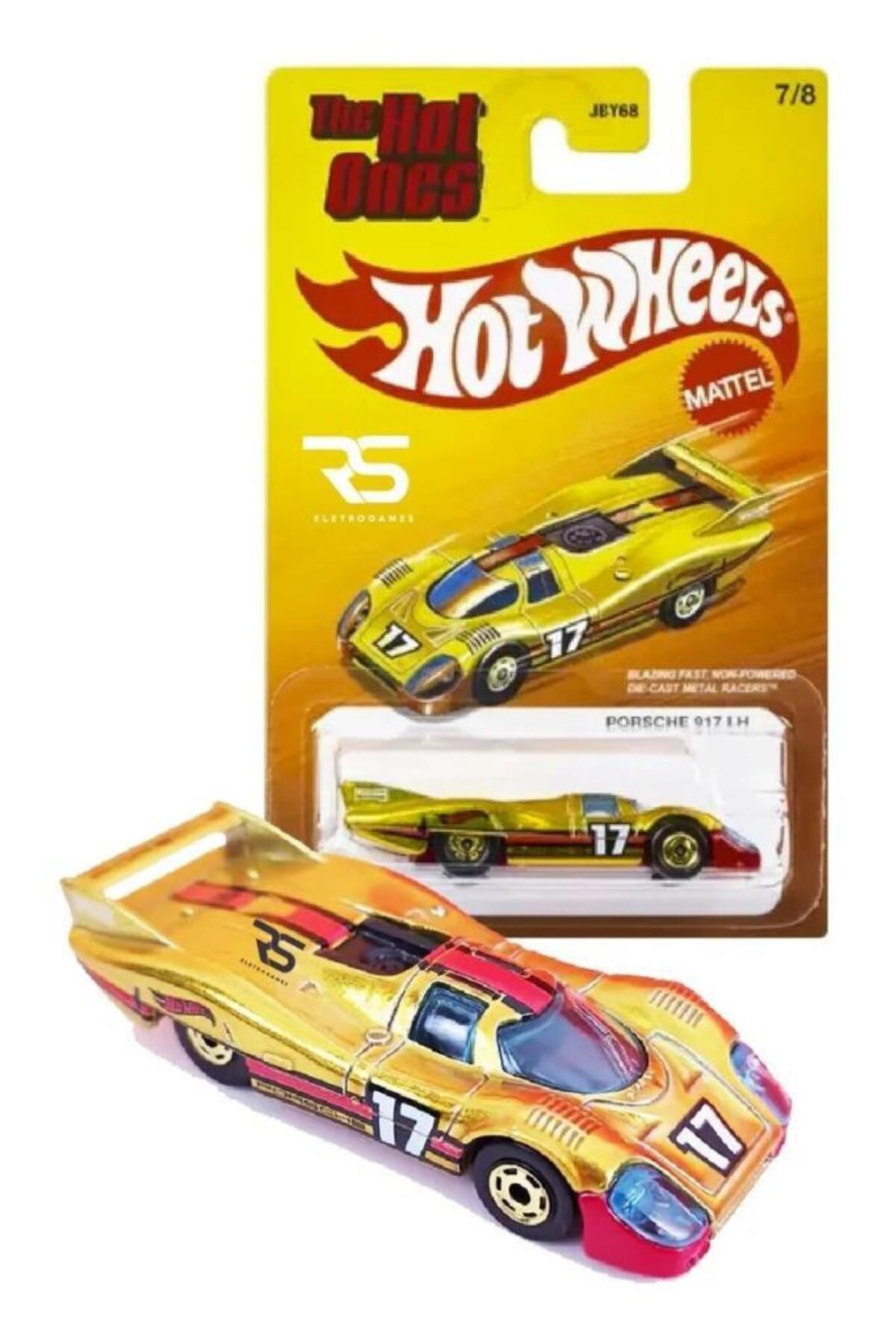 ماشین اسباب بازی THE HOT ONES DIE CAST SINGLE CARS JBY68 PORSCHE 917 LH JBY75 از ترکیه HOT WHEELS