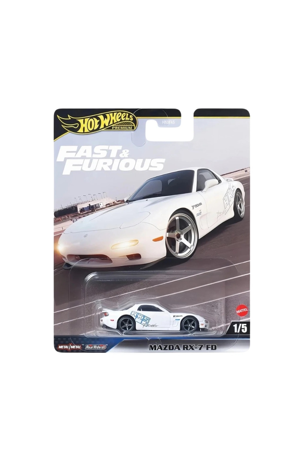ماشین اسباب بازی مجموعه خودروی 5 تکه پریمیوم FAST & FURIOUS – RX 7 SKYLINE GT R CHARGER GIULIA IMP از ترکیه HOT WHEELS