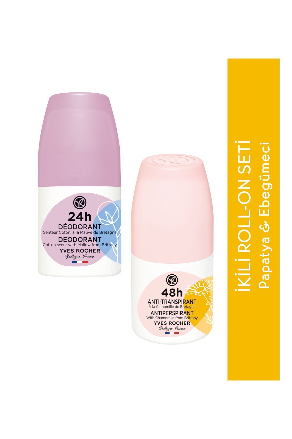 دئودورانت و رول آن مردانه زنانه DEODORANT SET 99916643 ROLL ON Yves Rocher