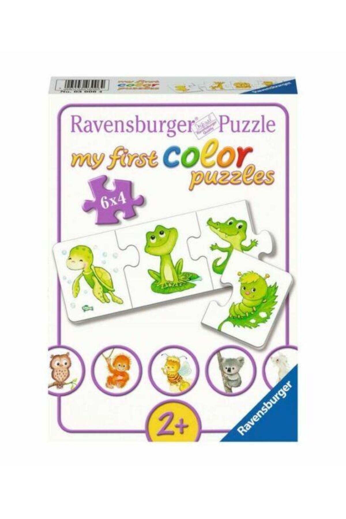 پازل 6X4 PIECE FIRST ANIMALS COLORED 030064 از ترکیه RAVENSBURGER