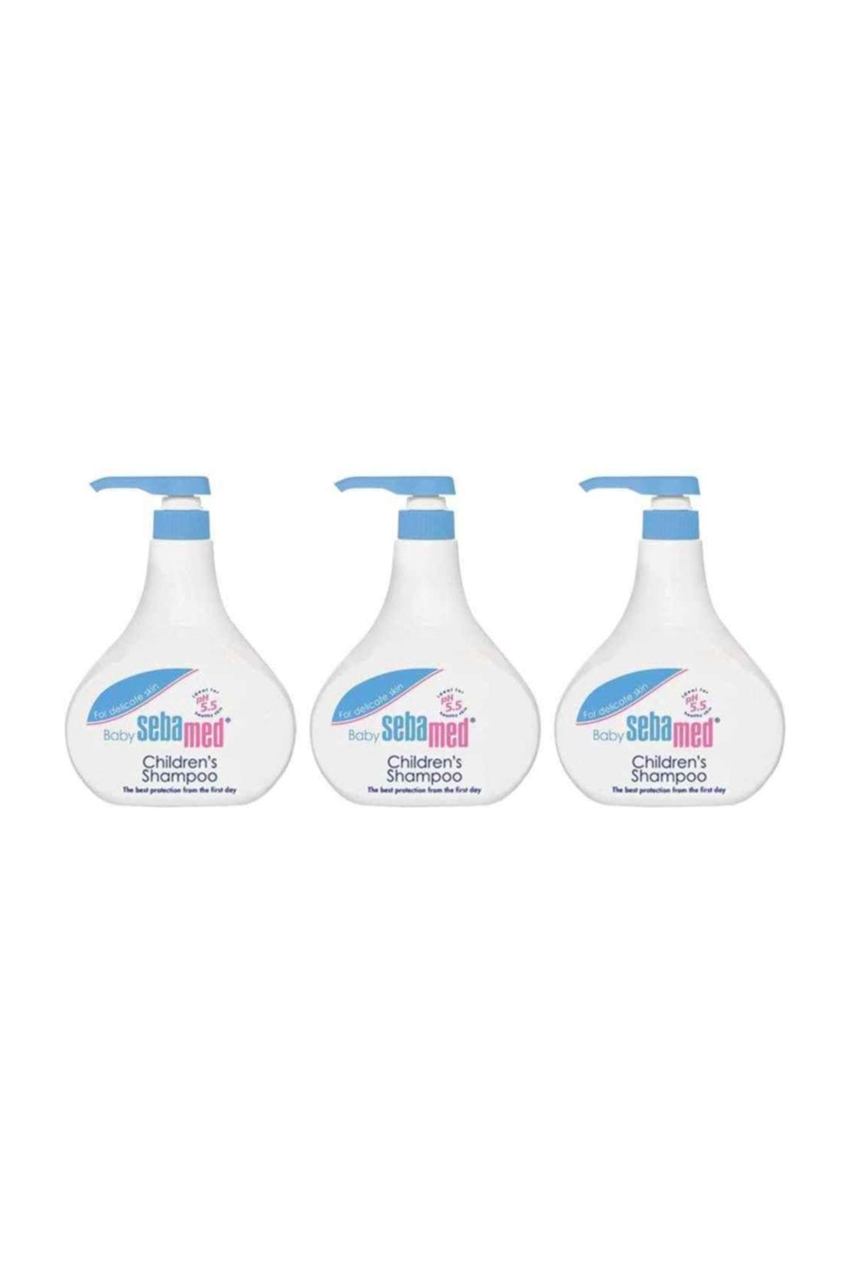 شامپو بچه پسرانه و دخترانه بچگانه کودک 500 میل 3 قطعه Sebamed