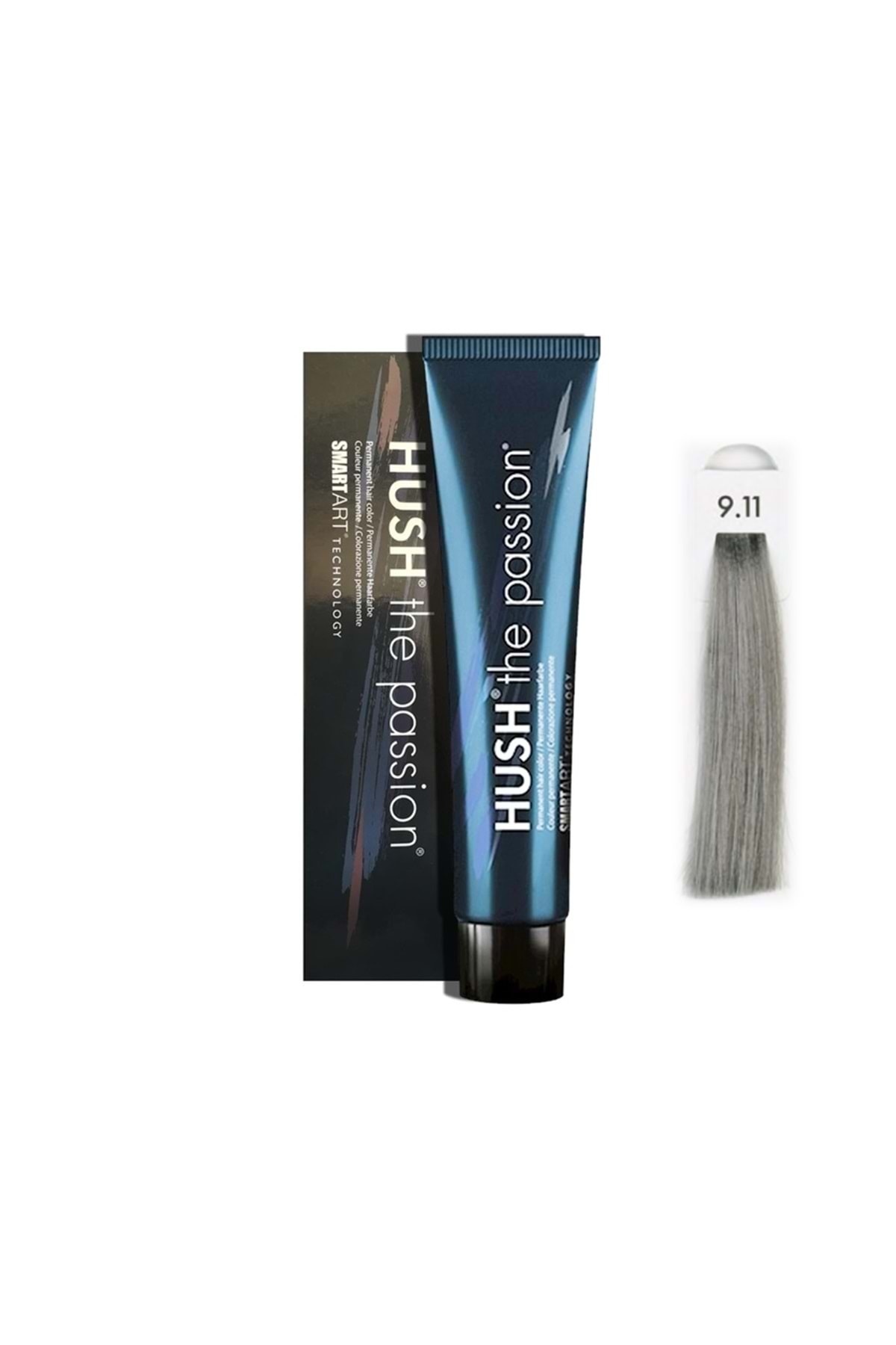 رنگ موی The Passion 60ml با رنگ بسیار روشن و خاکستری مناسب برای همه HUSH