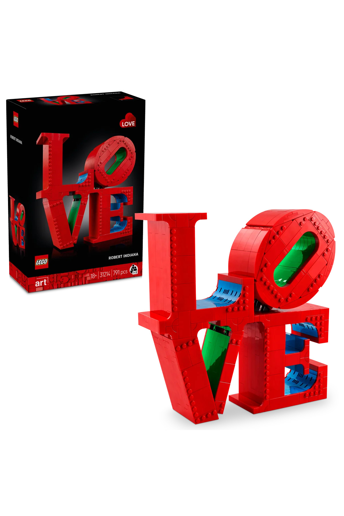 لگو و اسباب بازی های ساخت محور ® ART LOVE 31214 ست ساختمان مدل تزئینی هدیه برای بزرگسالان 791P اورجینال LEGO