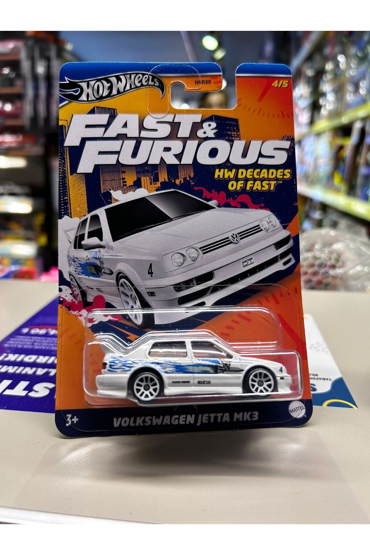 ماشین اسباب بازی FAST FURIOUS VOLKSWAGEN JETTA MK3 HNR88 HRW44 از ترکیه HOT WHEELS