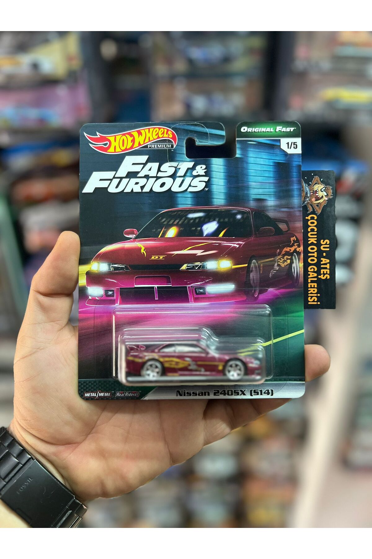 ماشین اسباب بازی نیسان 240SX S14 سریع و خشن ممتاز از ترکیه HOT WHEELS