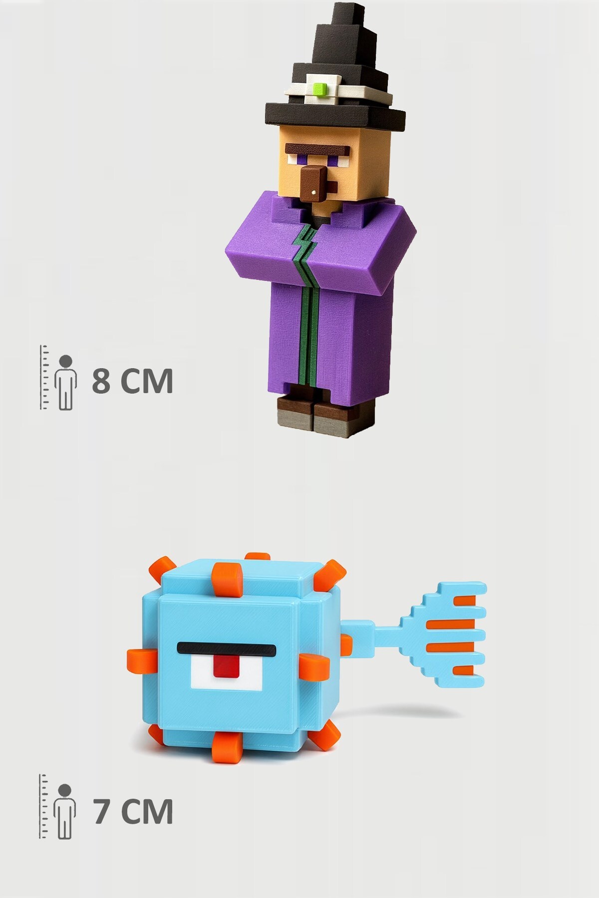 اسباب بازی های فیگور دیگر ست متحرک جادوگر MINECRAFT WITCH GUARDIAN FigürDizayn