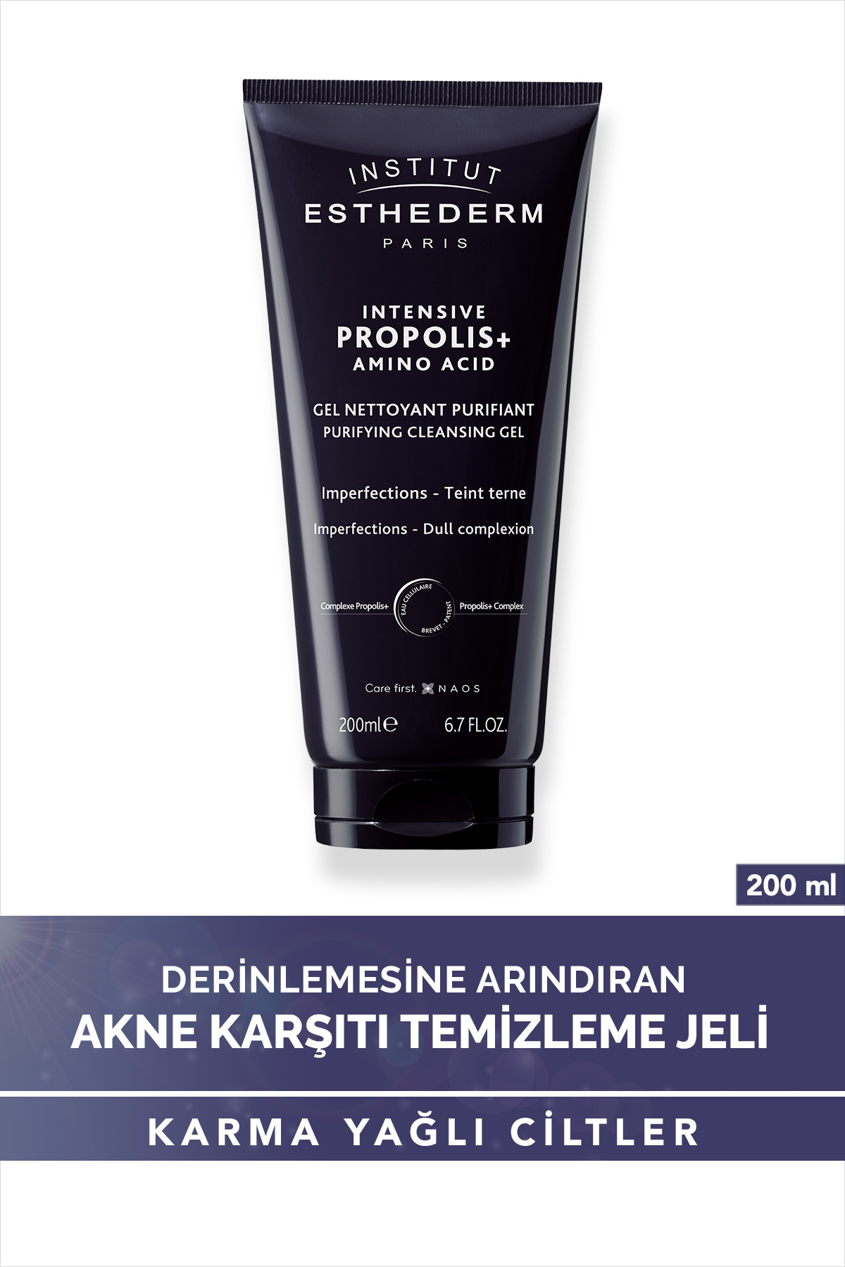 INSTITUT ESTHEDERM ژل تمیزکننده محصولات مراقبت از پوست موم عسل+ محصولات مراقبت از پوست تصفیه کننده موم عسل 200 میلی لیتر