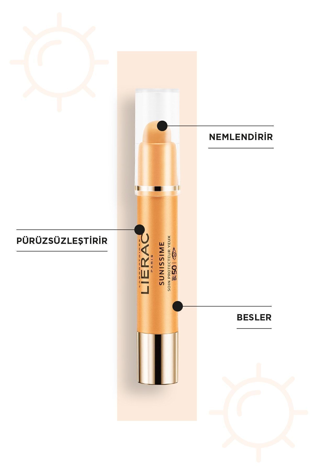 Lierac ضدآفتاب چشمگیر با انرژی SPF 50+