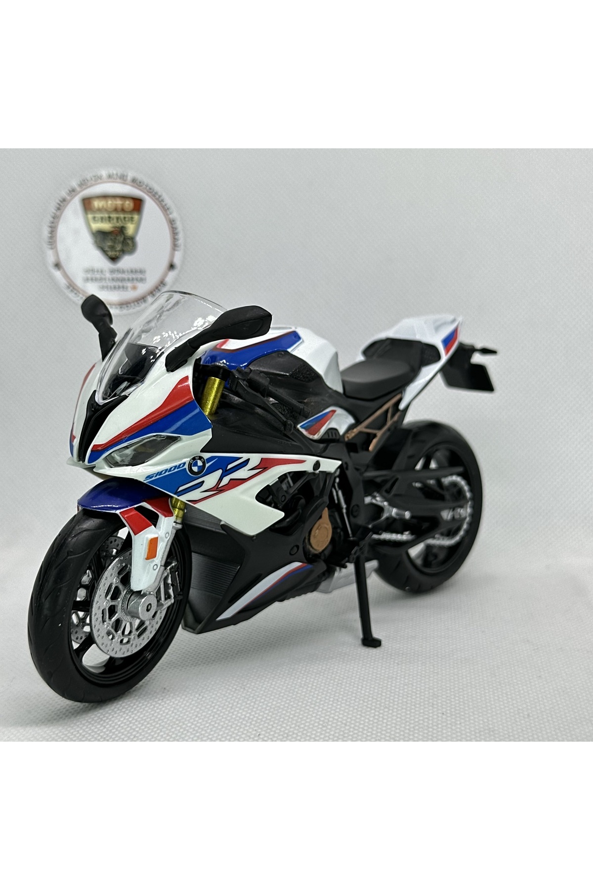 مدل خودرو موتورسیکلت BMW S1000RR 1:12 MAISTO DIECAST – مجموعه بدنه فلزی اورجینال MotoGarage
