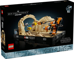 مجموعه ساختنی و نمایشی لگو LEGO جنگ ستارگان Star Wars مدل 75380، دیورامای مسابقه پادهای موس اسپا با ۷۱۸ قطعه