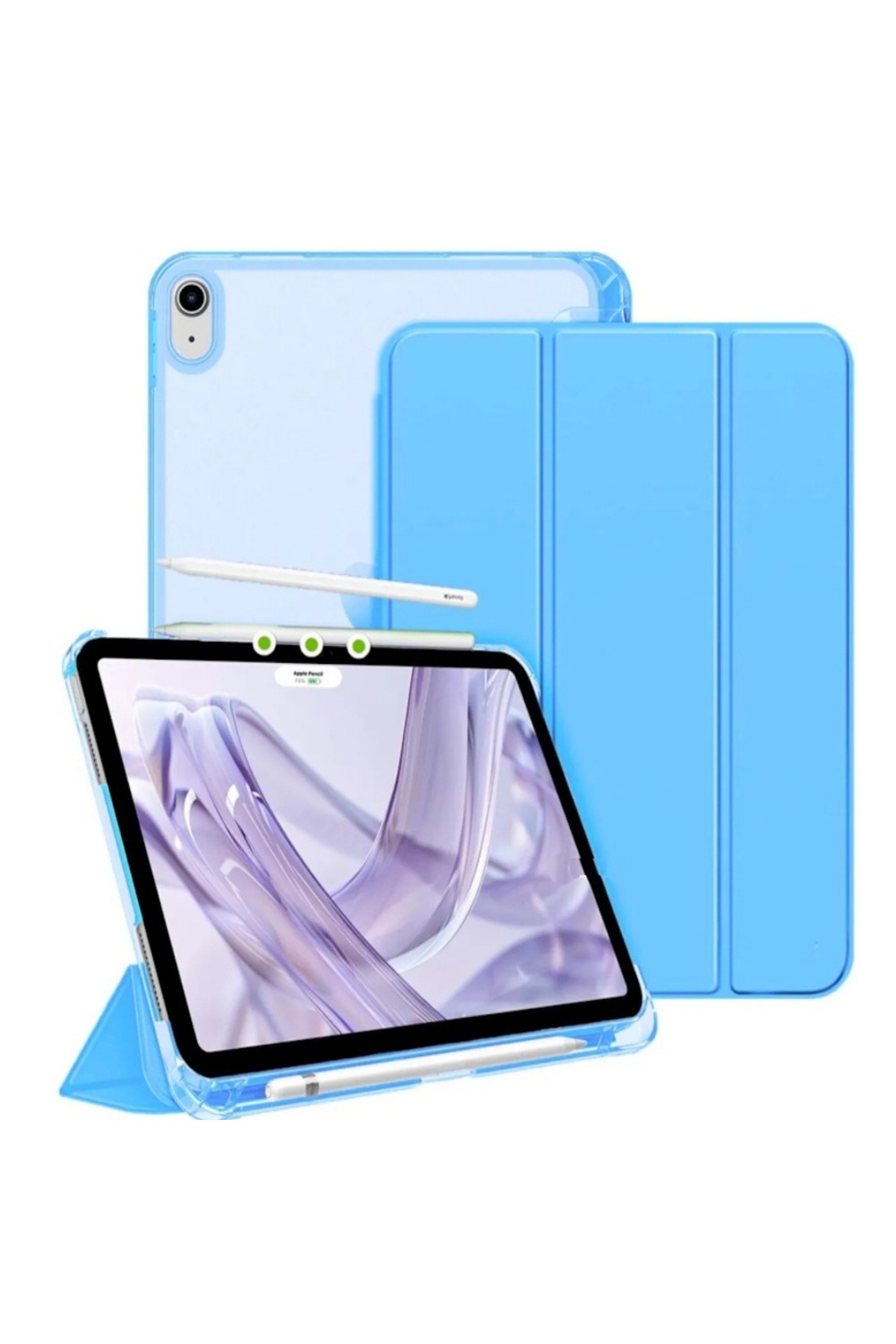 کاور تبلت APPLE IPAD 11TH GENERATION A16 10TH 10.9INCH CASE COVER FLIP با محفظه قلم و حالت خواب سازگار m.tk moveteck