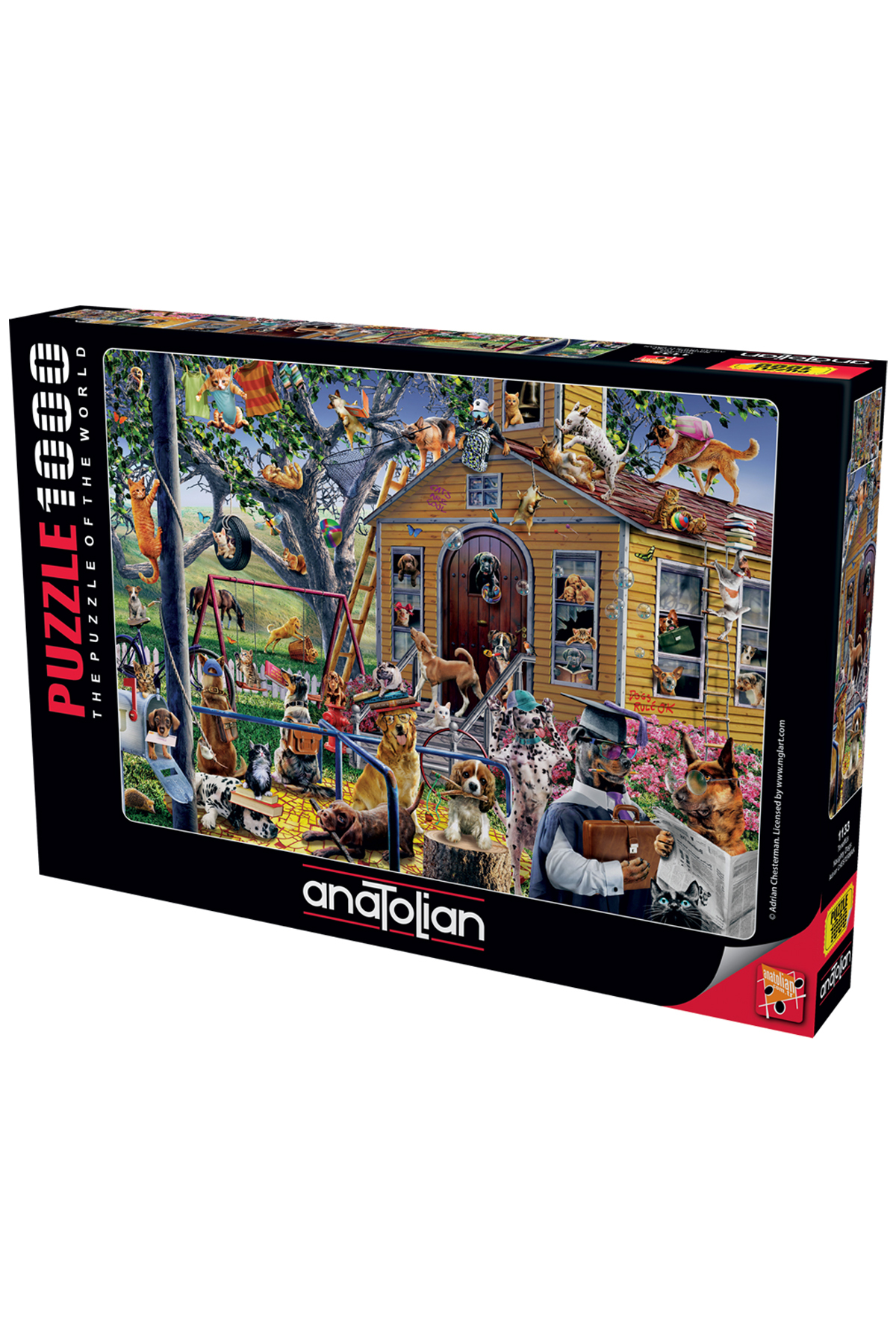 پازل اره منبت کاری مویی 1000 تکه فرورفتگی 1133 از ترکیه Anatolian Puzzle