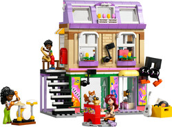 مجموعه ساختنی لگو LEGO فرندز Friends مدل 42653، فروشگاه موسیقی و آپارتمان، ۴۸۳ قطعه، حداقل سن ۷ سال