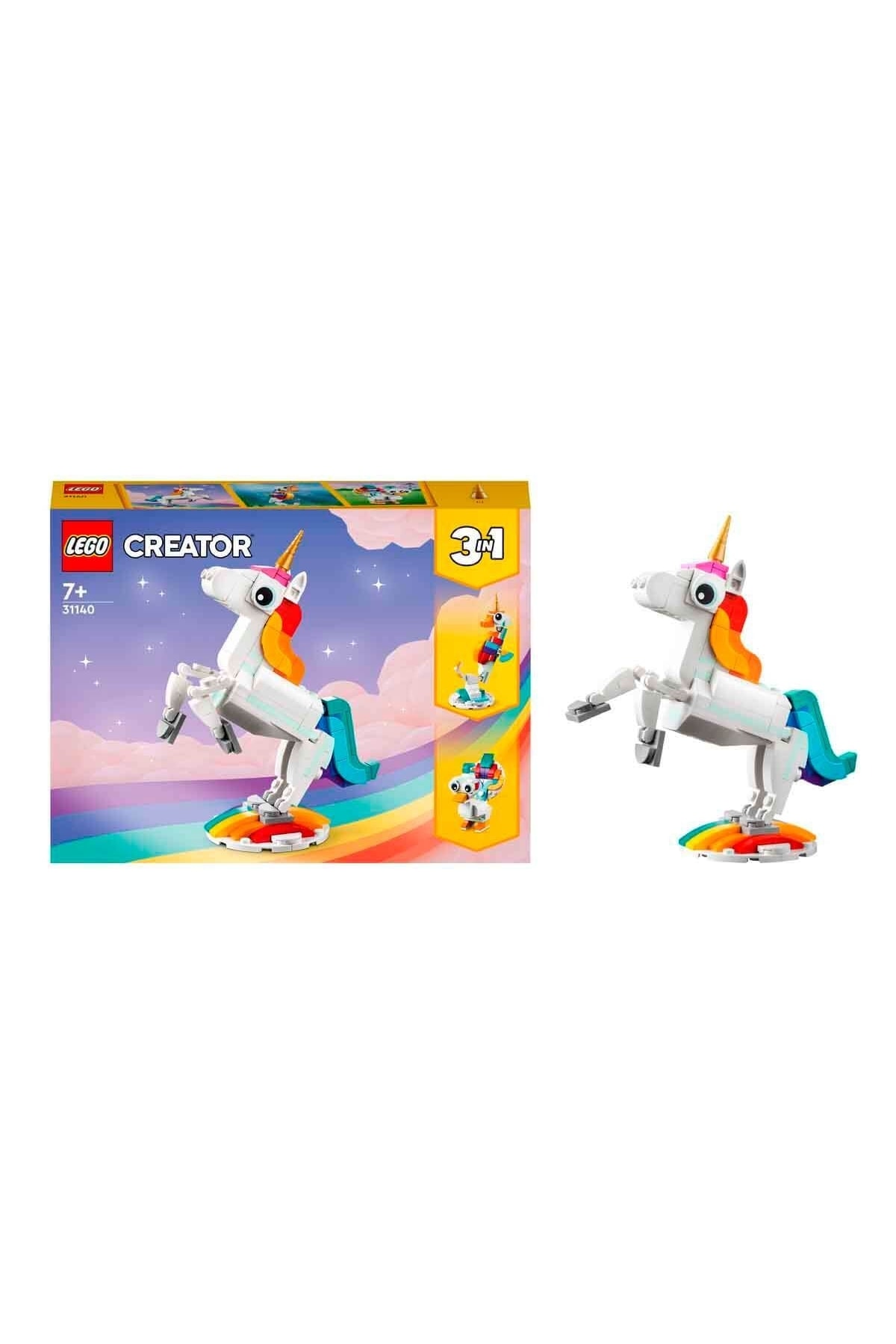 لگو و اسباب بازی های ساخت محور CREATOR MAGIC UNICORN 31140 اورجینال LEGO