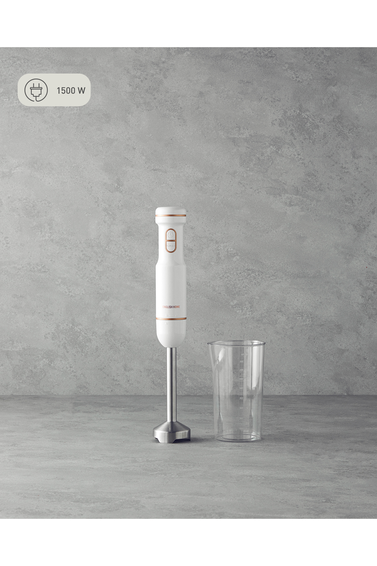 ست مخلوط کن دستی ELB 3001 4 BLADES سفید COPPER اورجینال English Home