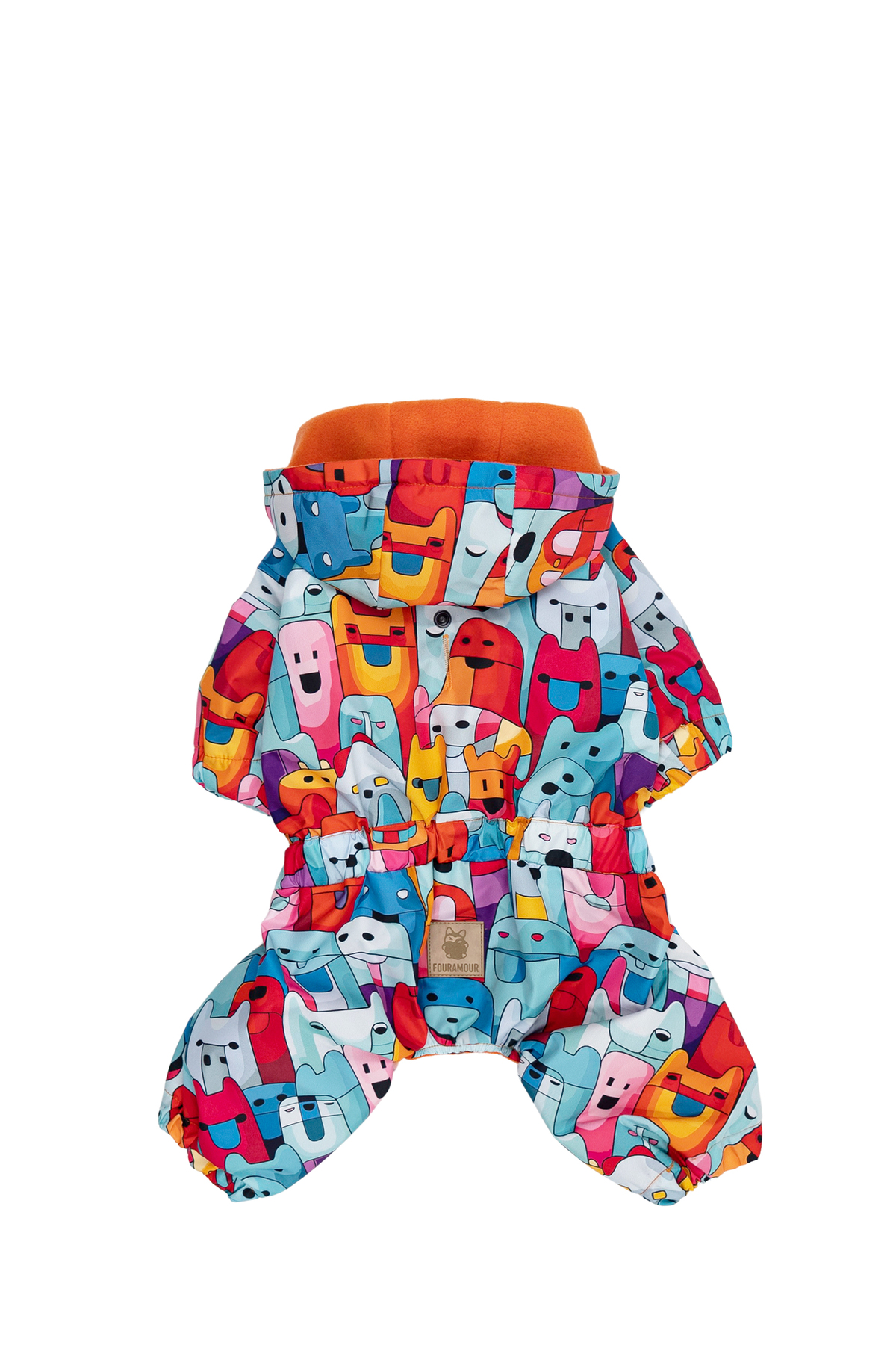 لباس یکسره سگ فورامور fouramour Colorful Robodogs، مدل UDOCR17010 نارنجی