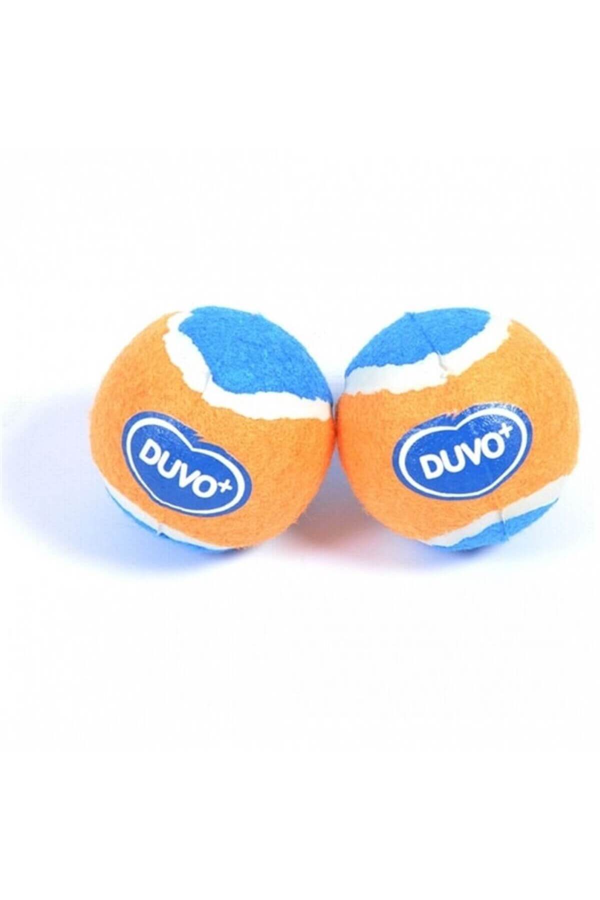 توپ تنیس بازی سگ دوو پلاس Duvo+ (+)، مینی، نارنجی، قطر ۶ سانتی‌متر، بسته ۲ عددی