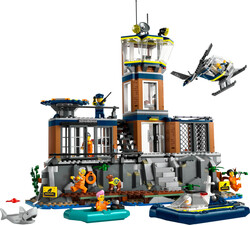 مجموعه ساختنی لگو LEGO سیتی جزیره زندان پلیس مدل 60419، ۹۸۰ قطعه، حداقل سن ۷ سال