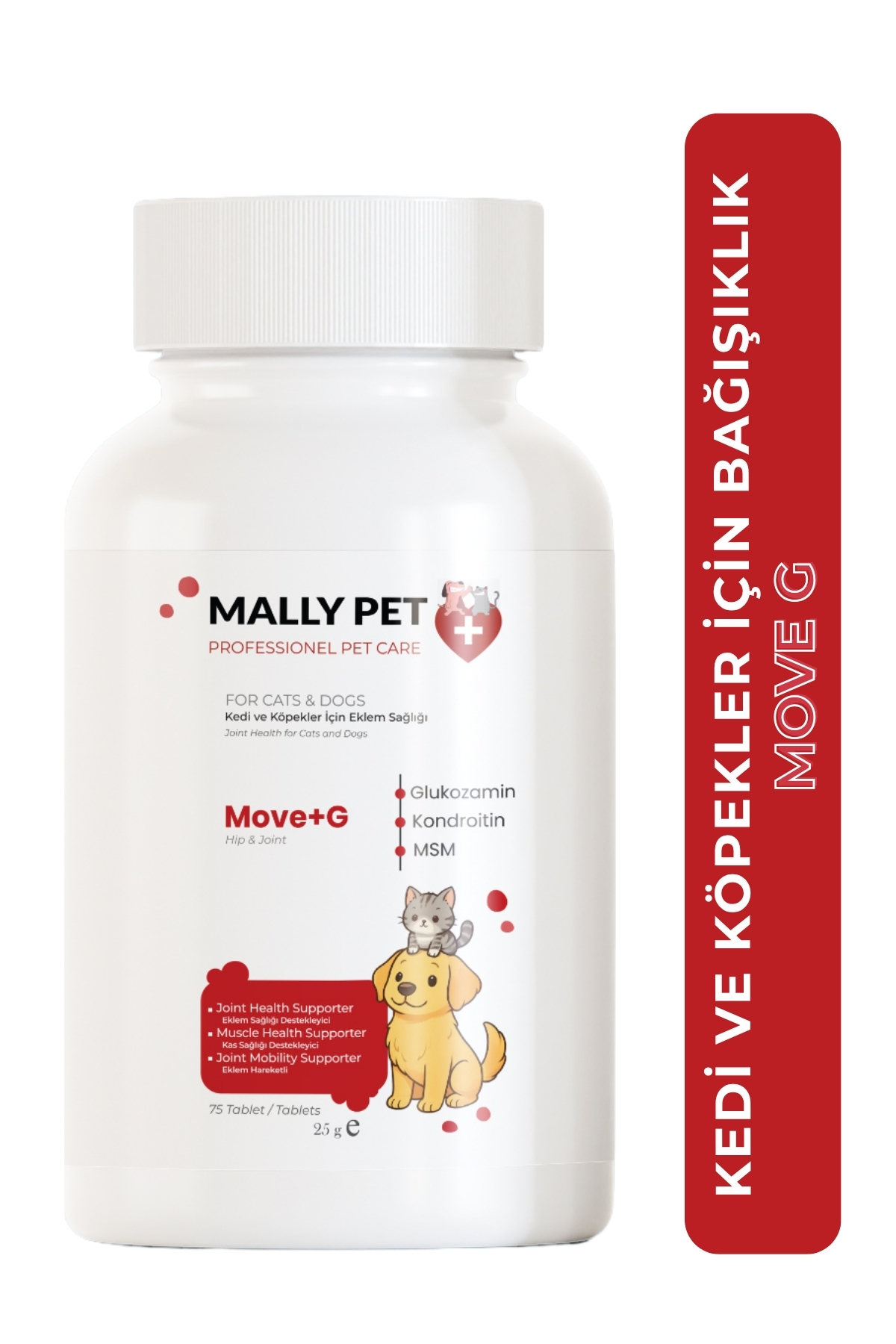 مکمل امگا ۳ و ویتامین برای سگ و گربه مالی پت پروفشنل پت کر MALLY PET PROFESSIONEL PET CARE (؛ Fish Oil & MoveG)