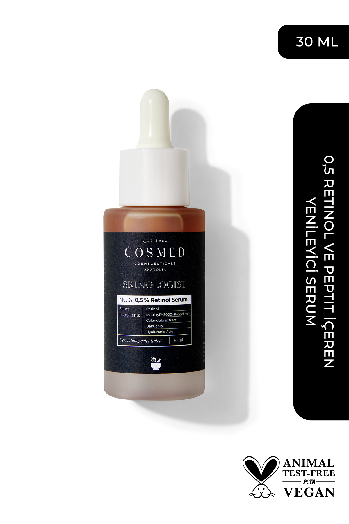 سرم پوست شناس 0.5 ٪ رتینول 30 میل COSMED