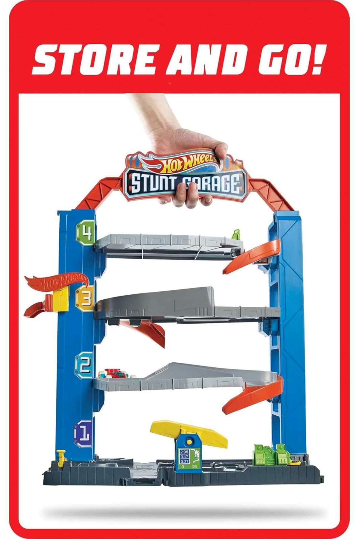 ماشین اسباب بازی مینی گاراژ 4 سال و بالاتر GNL70 هات ویلز اورجینال HOT WHEELS