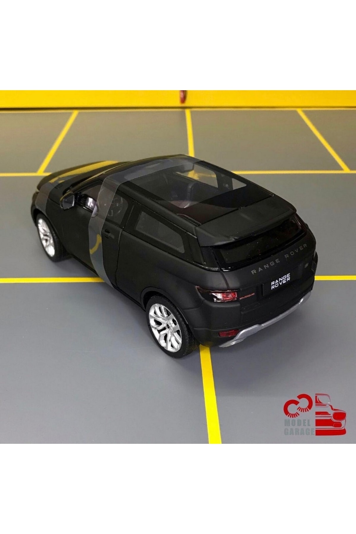 مدل خودرو RANGE ROVER EVOQUE 1 24 SCALE C&amp;C MODEL GARAGE DIECAST METAL اورجینال WELLY