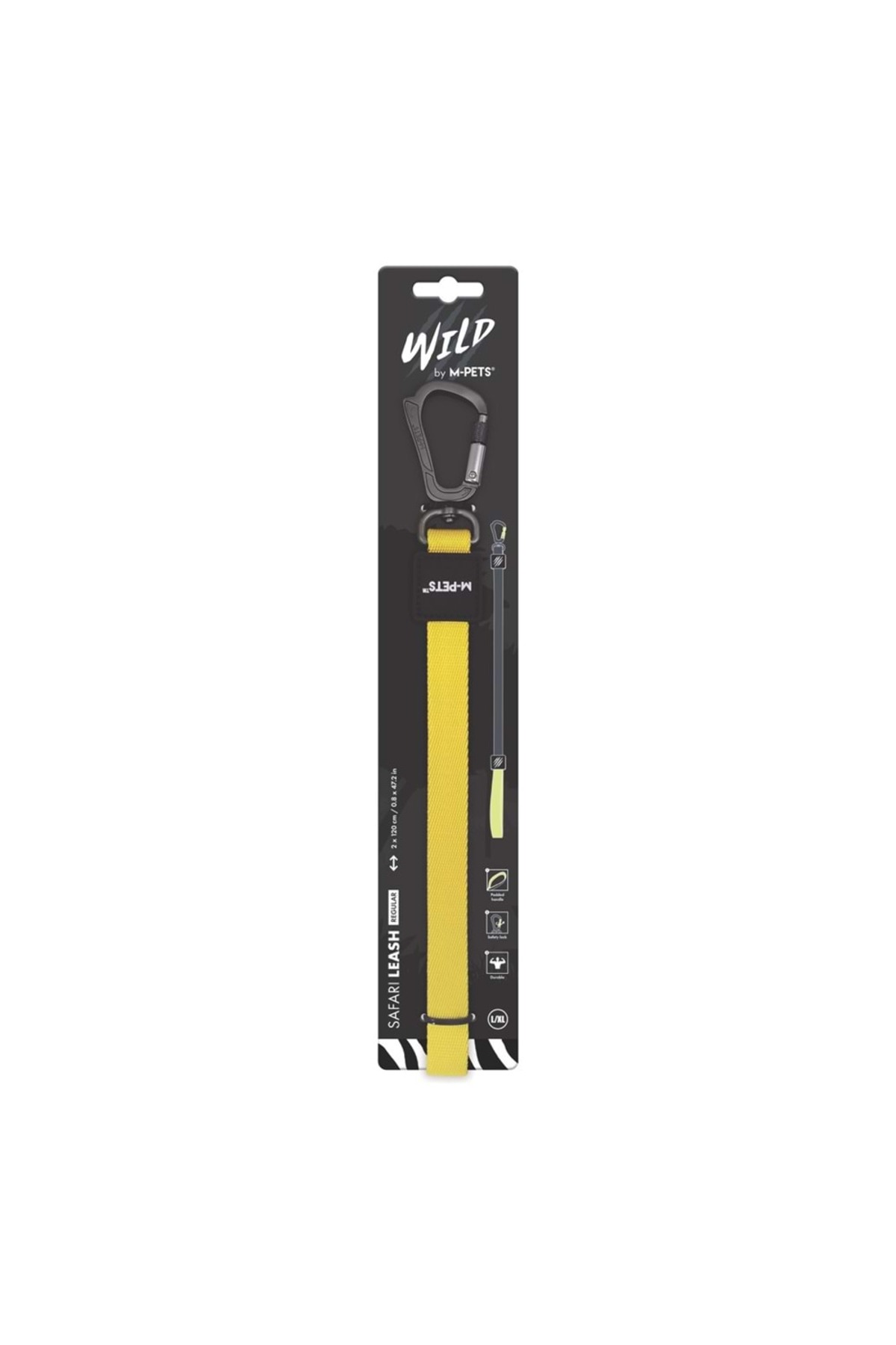 بند قلاده سگ سری Wild Safari، معمولی، سایز L/XL، ام‌پتس M-PETS چندرنگ