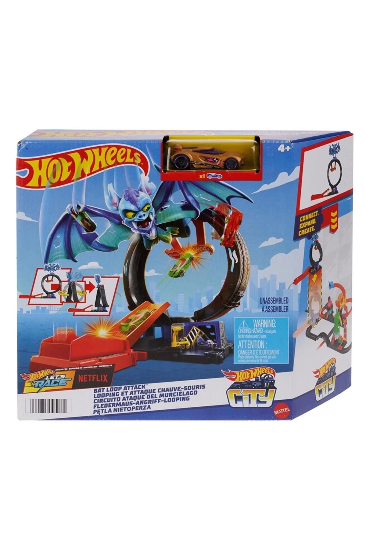 ست بازی مجموعه ATTACK CIRCLE HTN78 هات ویلز اورجینال HOT WHEELS