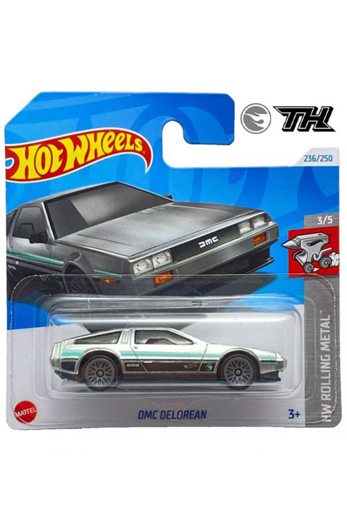ماشین اسباب بازی DMC DELOREAN 1 64 گنج شکار HOT WHEELS
