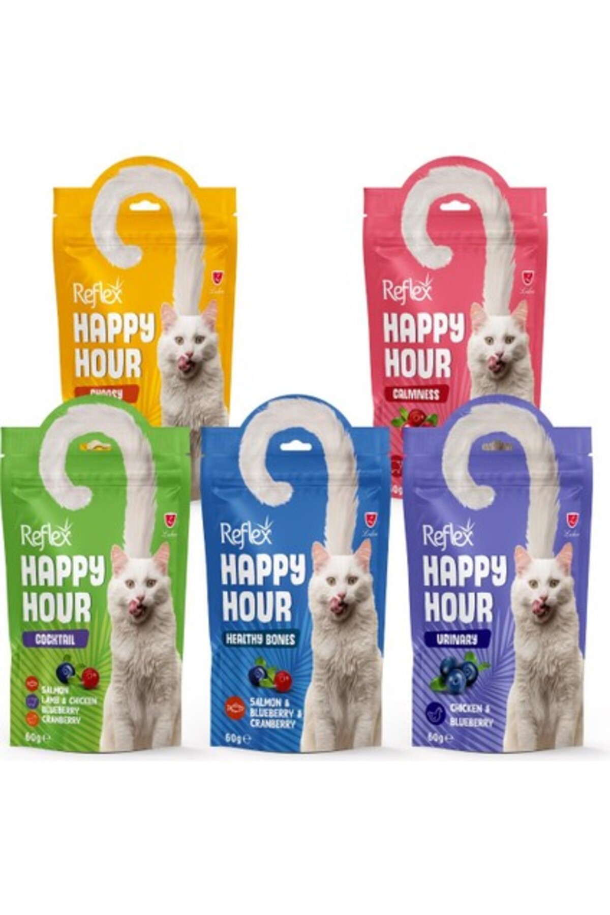 تشویقی گربه رفلکس Reflex Happy Hour، پنج‌نوعی