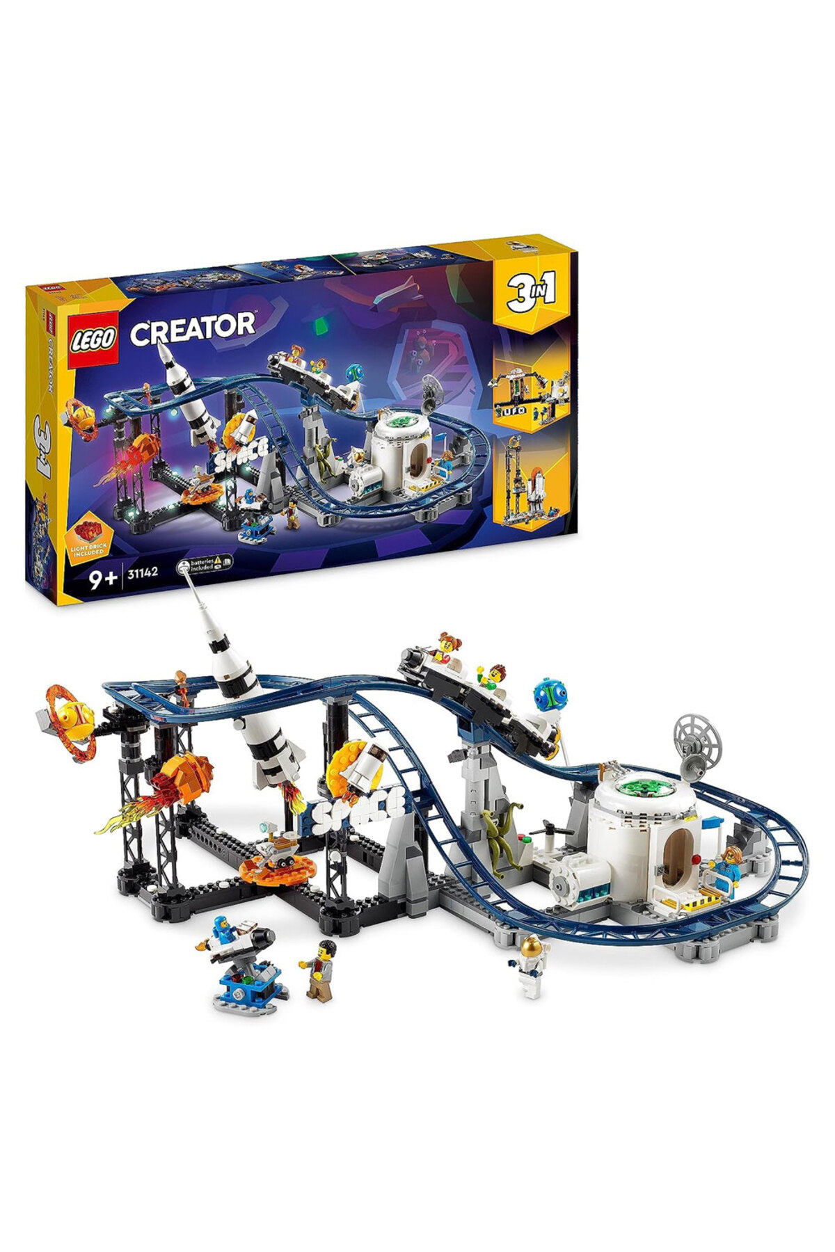 لگو و اسباب بازی های ساخت محور ® CREATOR SPACE ROLLER COASTER 31142 مجموعه ساختمانی خلاقانه برای کودکان 9 سال به بالا 874P از ترکیه LEGO