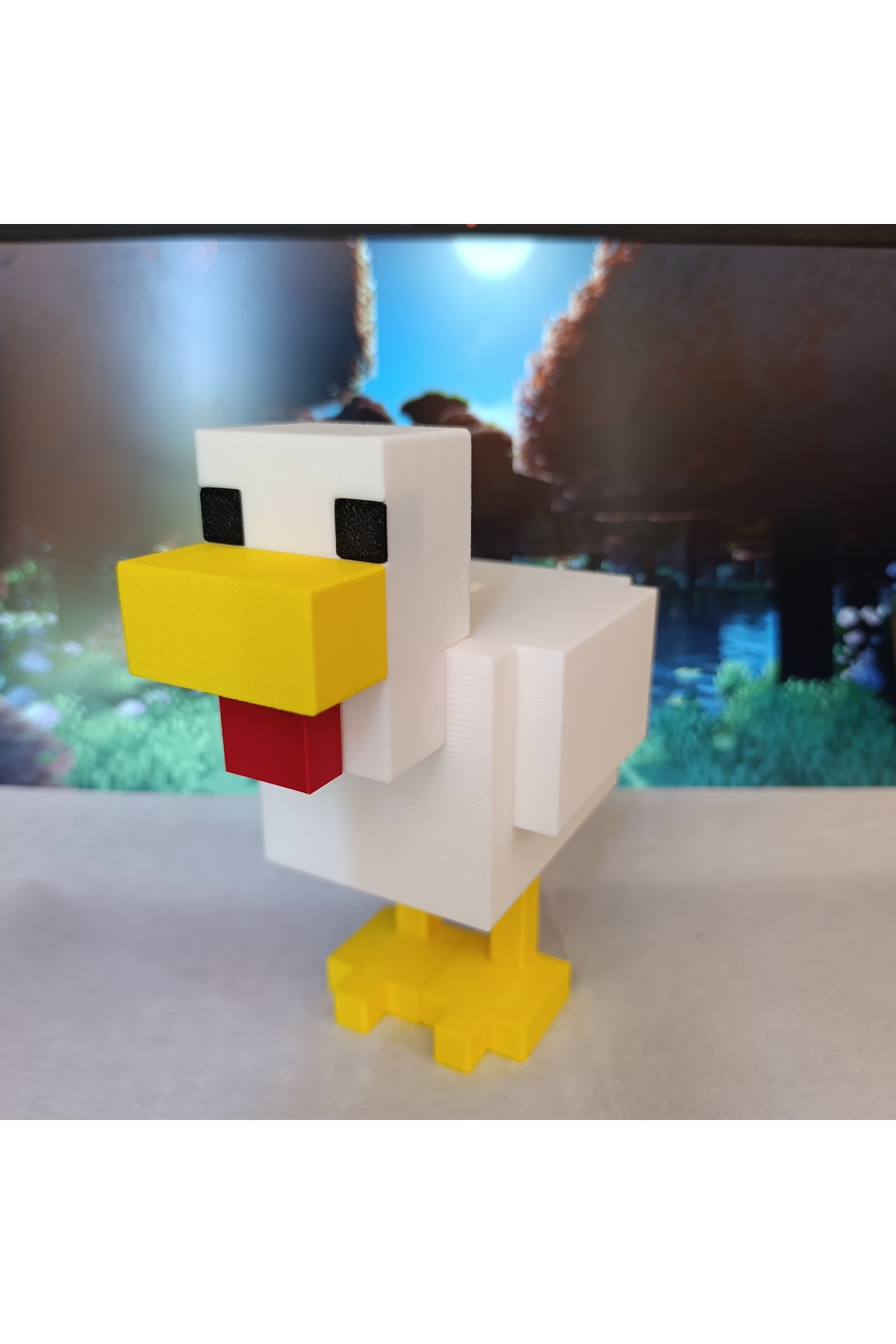 اسباب بازی های فیگور دیگر MINECRAFT CHICKEN PIGGY BANK قلک Mey3DDesign