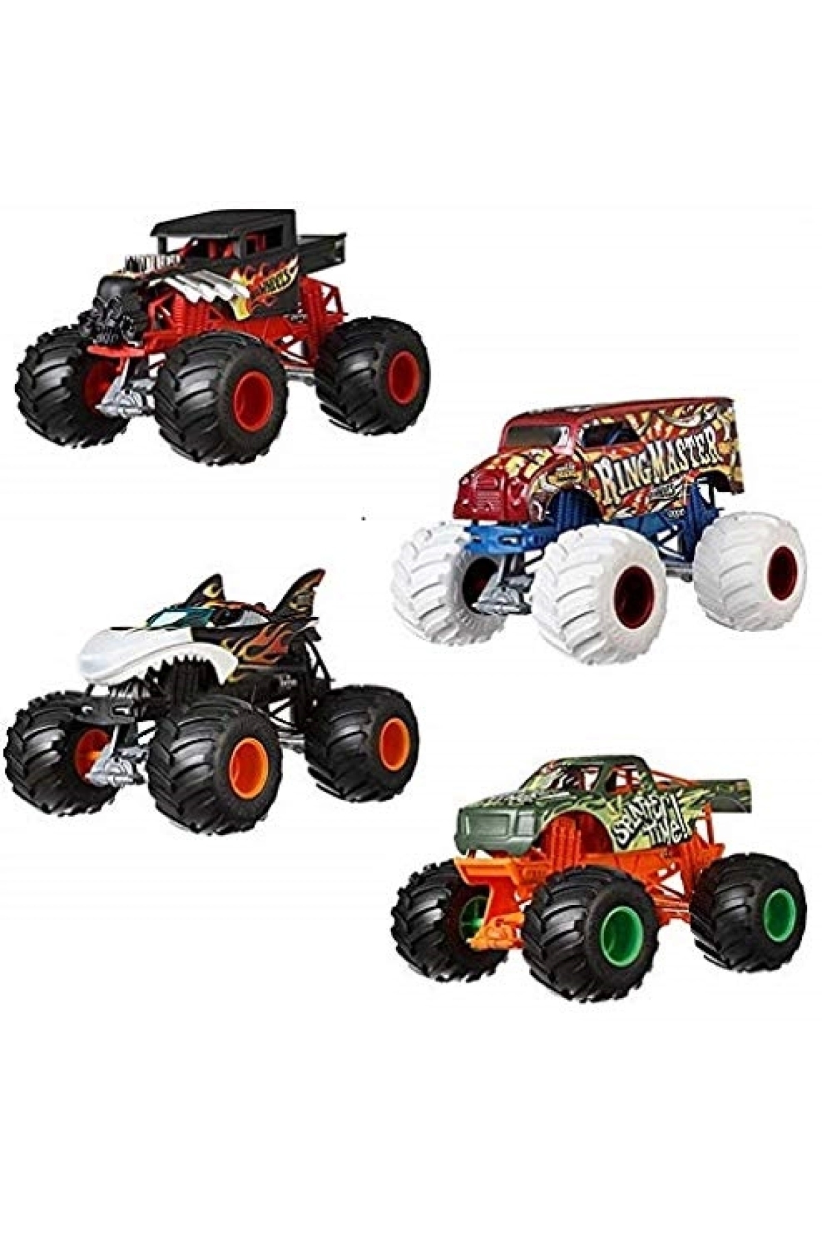 ماشین اسباب بازی کامیون های هیولا 1:24 اتومبیل FYJ83 HTM92 هات ویلز اورجینال HOT WHEELS