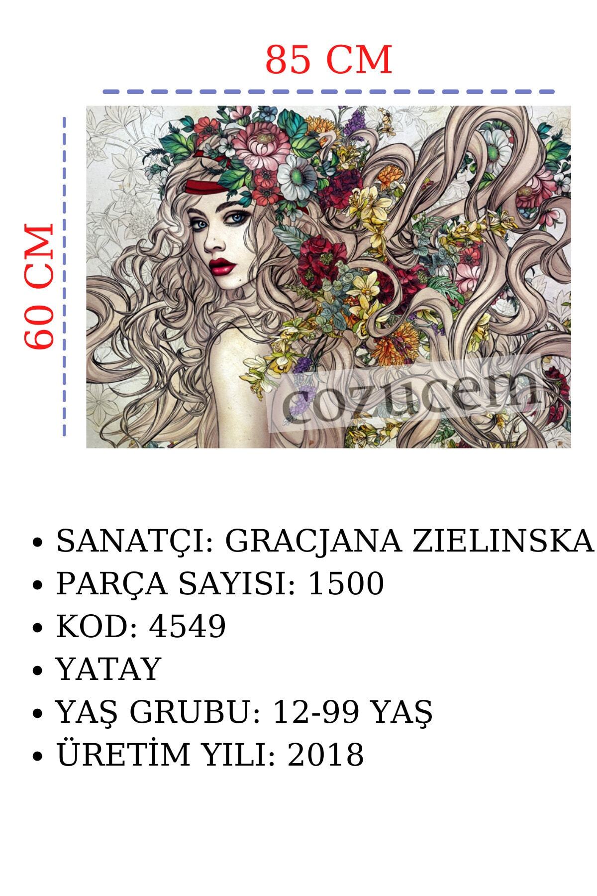 پازل 1500 قطعه گل قدرت 4549 اورجینال Anatolian Puzzle
