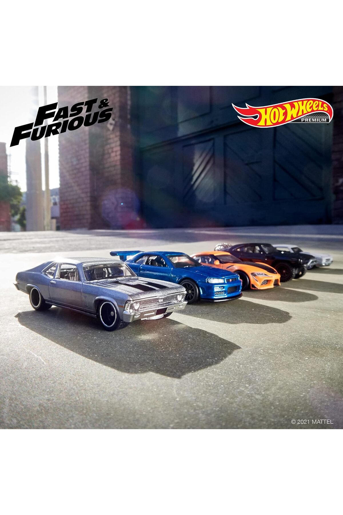 ماشین اسباب بازی فوق ستاره های حق بیمه F&T FAST NISSAN SKYLINE GT R BNR34 GRL84 هات ویلز اورجینال HOT WHEELS