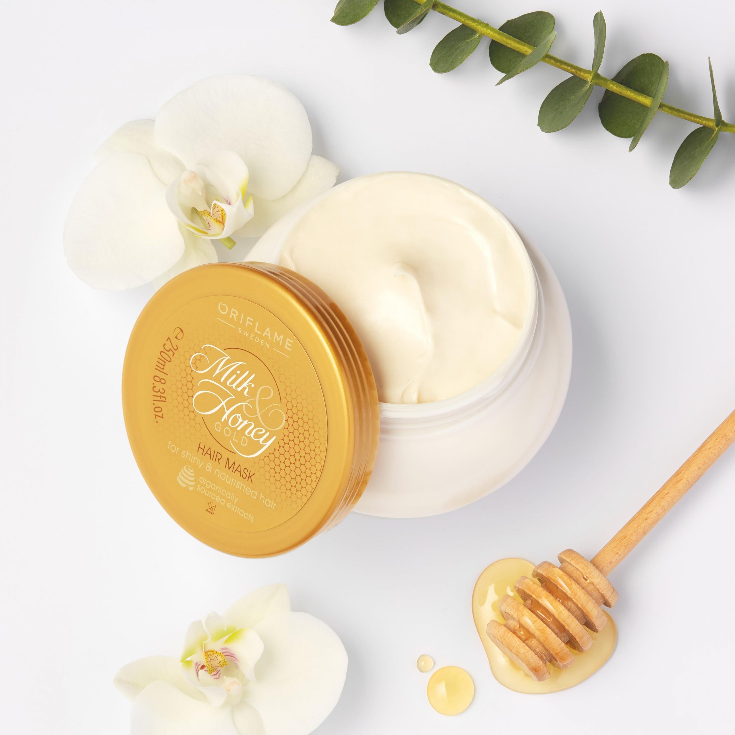 ماسک موی شیر و عسل اوریفلیم نرم کننده M‌ilk and Honey Gold