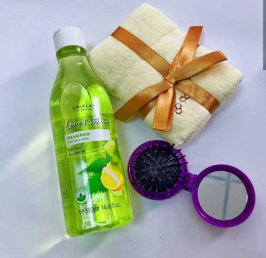 شامپو لیمو و گزنه موهای چرب لاونیچر اوریفلیم LOVE NATURE Oriflame
