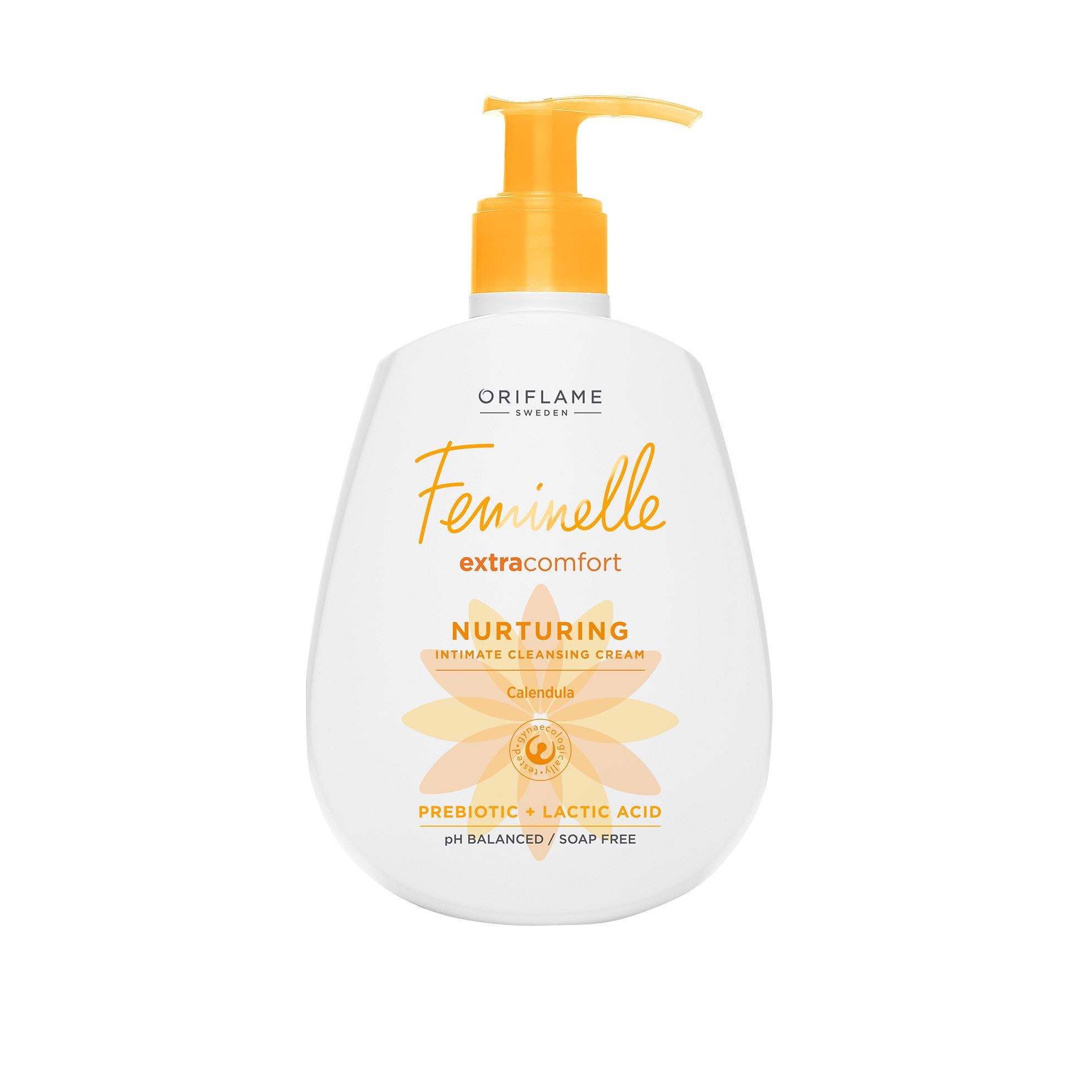 ژل شستشوی فمینله با عطر گل همیشه بهار اوریفلیم FEMINELLE Oriflame