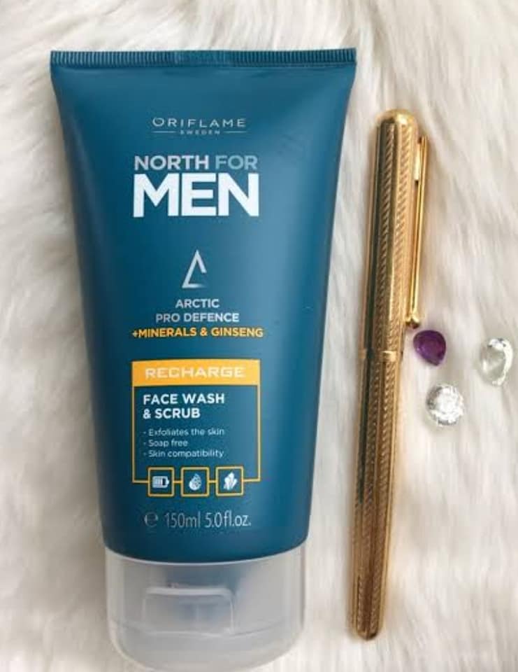 اسکراب و فیس واش مردانه نورث فورمن اوریفلیم NORTH FOR MEN Oriflame