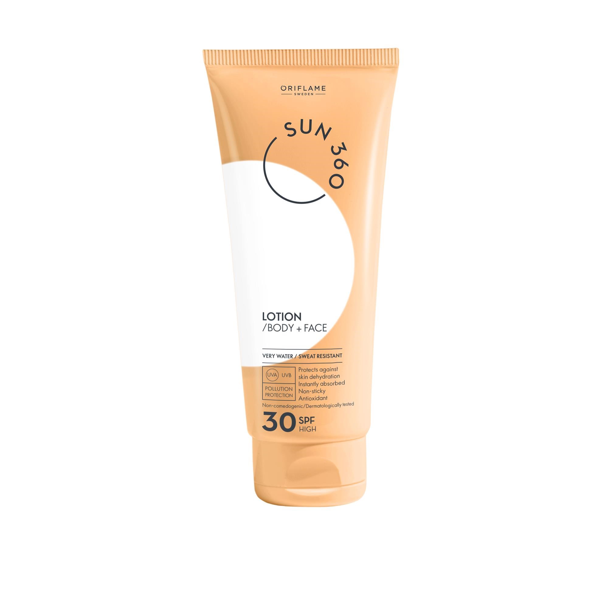 لوسیون ضد آفتاب صورت و بدن سان 360 اوریفلیم SUN 360 Lotion Oriflame