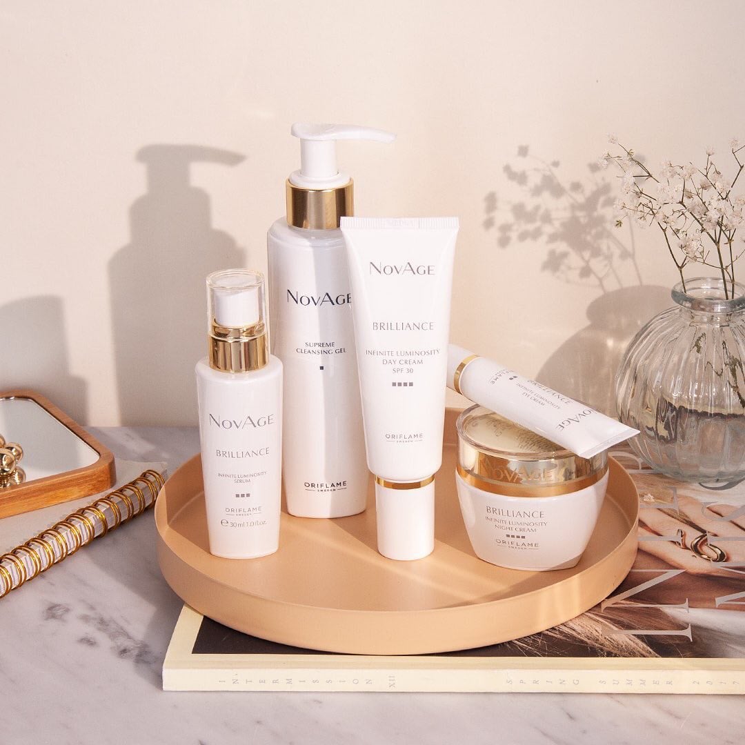 پک روشن کننده برلیانس نوایج اوریفلیم Novage Brilliance Infinite Oriflame